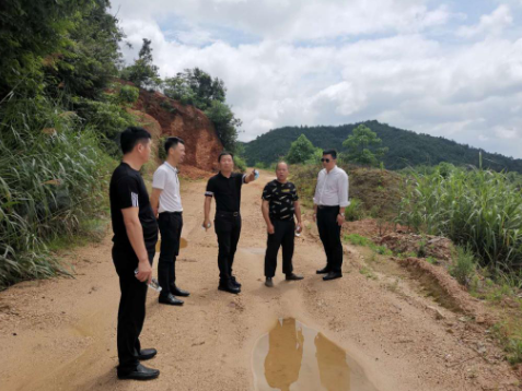 集團(tuán)董事長、總裁劉裕一行蒞臨寧鄉(xiāng)港灣公司考察指導(dǎo)工作